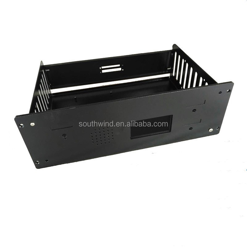 Industrial Customized Cast Iron Stamping Bending Enclosure for Electronic Metal Rack