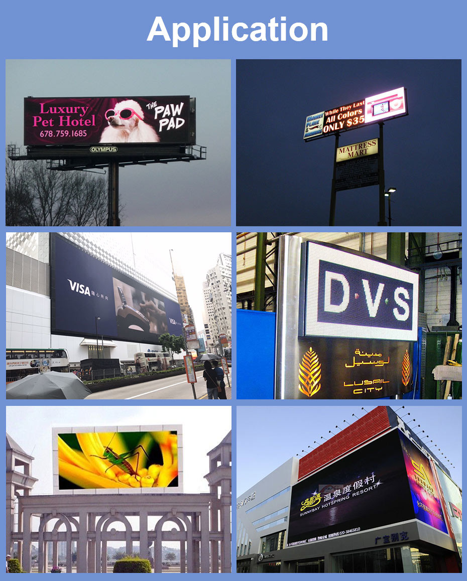 1R1G1B Outdoor Fixed LED Display P6.6 Aluminum Cabinet 25kg