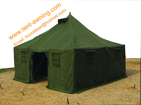 10-50 People Military Waterproof Tents Pole-style Galvanized Steel Army Camping Tent