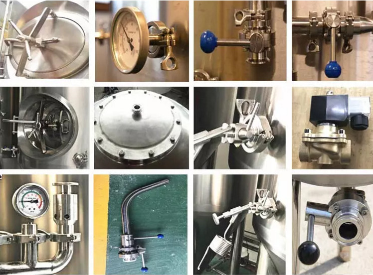 Ice Water Pump Beer Brewing Accessories , Cleaning Ball Sampling Valve Home Brew Accessories