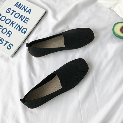 Classic Slip On Flat Ballerina Shoes Round Toe For Versatile Style