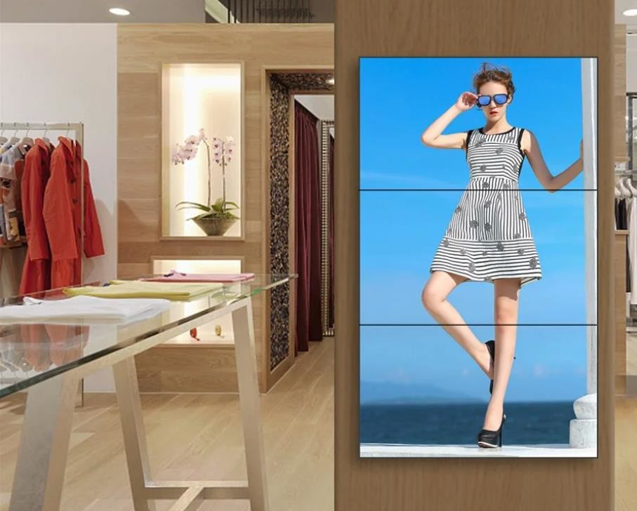 55 Inch Video Wall Digital Advertising LCD Display HD Screens 2x2 CCTV System