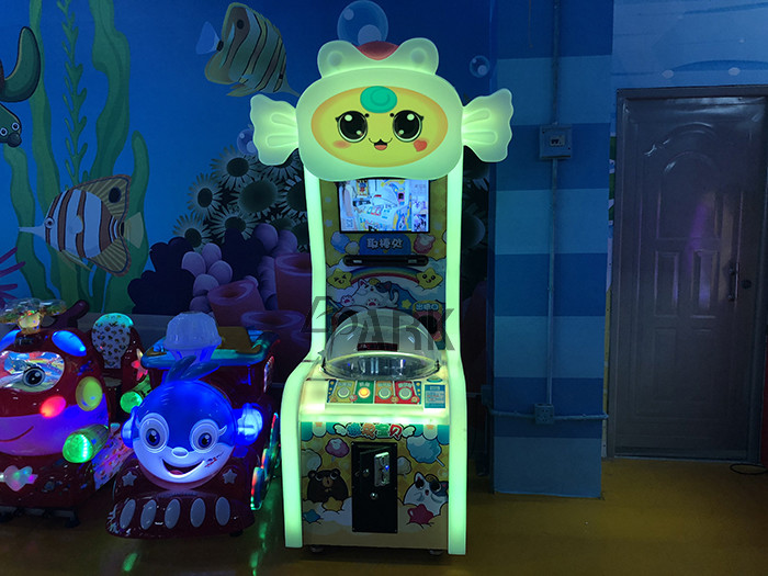 Cotton Candy Arcade Ticket Lottery Game Machine for Auto Show / KTV