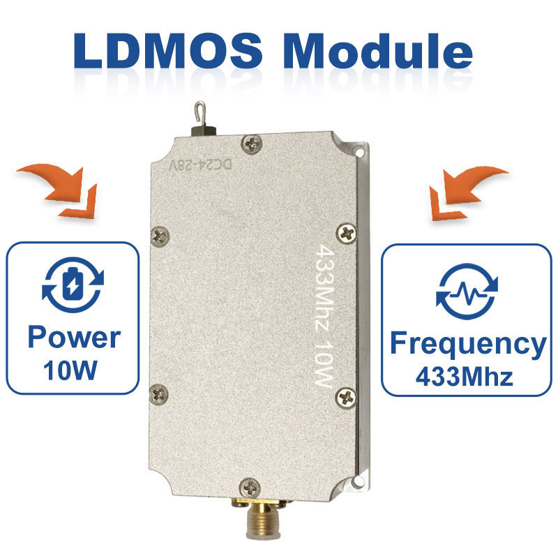 433m 10W Ldmos Anti Drone Modules 10W for Anti Drone System Autel Anti-Fpv PA Module Power Amplifier Tatusky Module Anti Drone