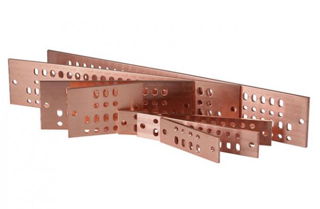 C1100 C1200 T1 T2 TP1 TP2 Cu Busbar For Earthing Lightning System