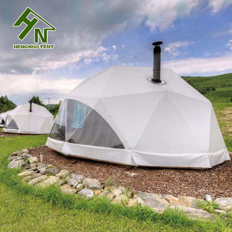 3~6 Person Dome Tent Outdoor Hotel Glamping Geodesic Dome Tent
