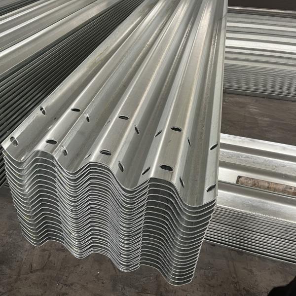 Crash Barrier Galvanized Traffic Protection Strong Steel High Speed Way