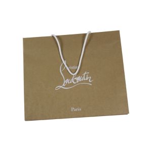 Luxprinters Silver Stamping Gift Bag With Handles Protective Varnish