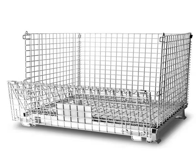 50 * 50 Hot Dip Galvanized Metal Pallet Cage Multifunctional Storage Frame