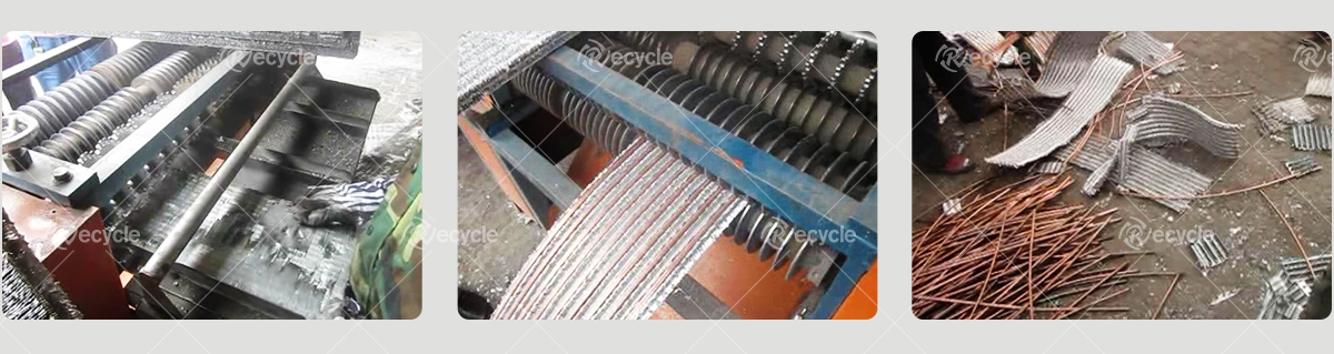 Customized Best Copper Aluminum Radiator Separating Machine for Waste Air Conditioner