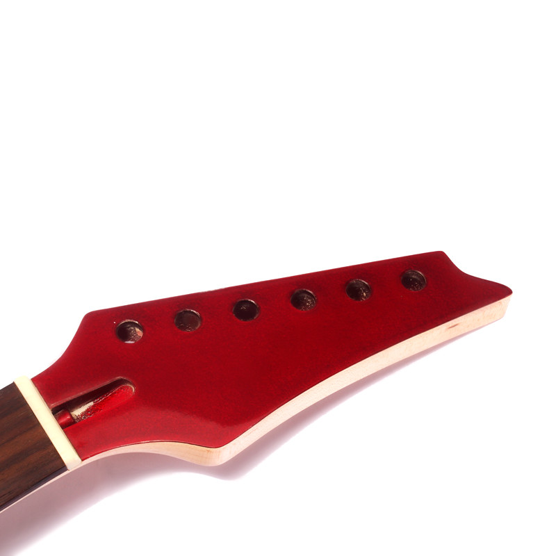 24 Fret Electric Guitar Neck for IBZ Parts Replacement Maple with Rosewood Fretboard