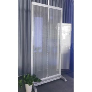 Standing P2.6mm Transparent Led Poster 1920Hz Movable Led Display