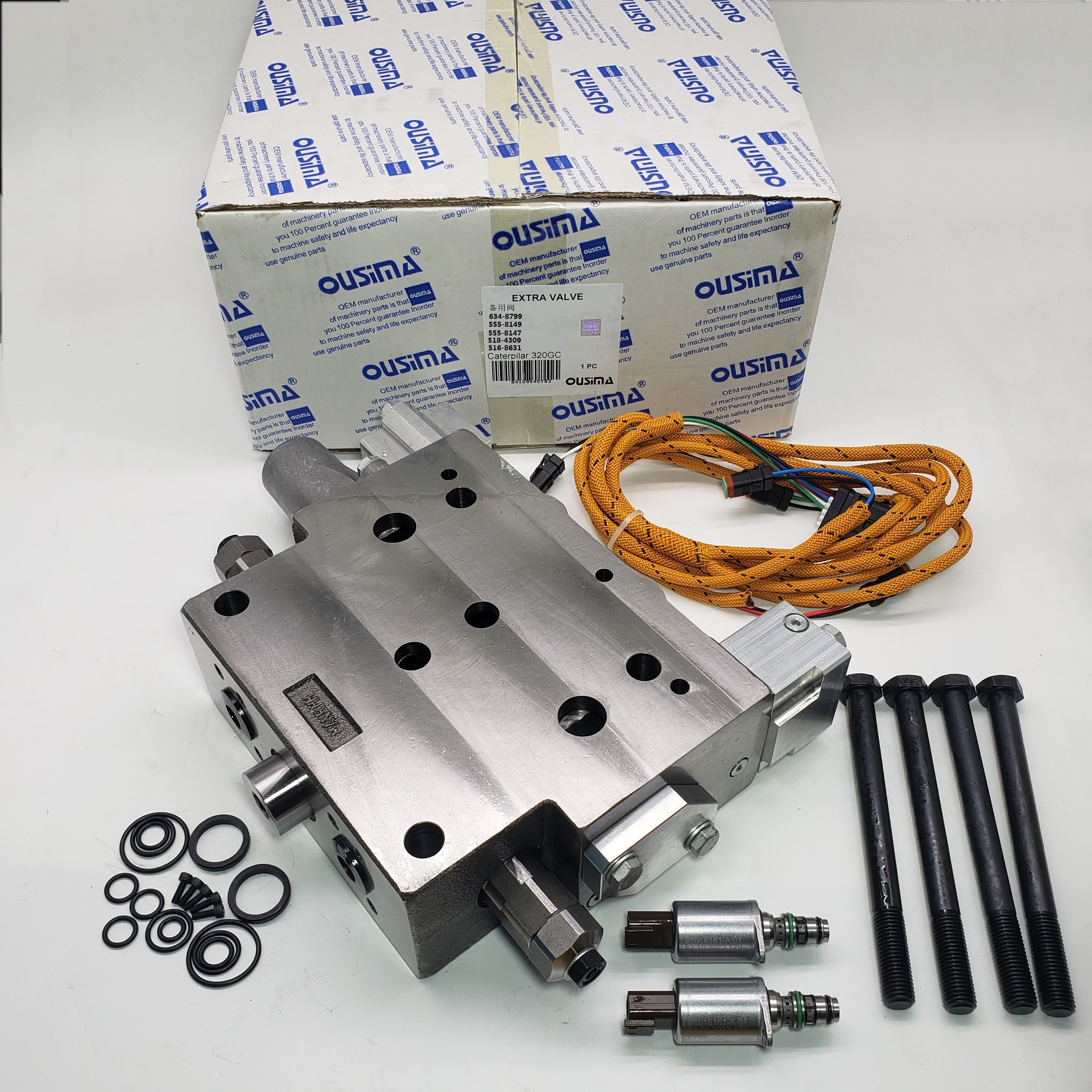 634-8799 555-8149 555-8147 518-4309 516-8631 Extra Valva For CAT 320GC