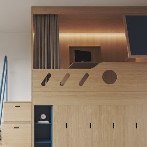 Customizable Loft Bed High Stability And Effortless Assembly Process