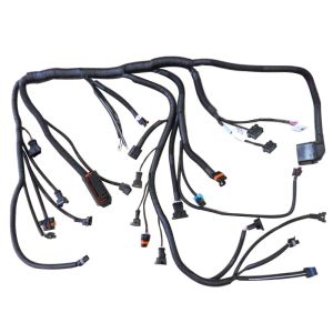 China ODM Customized Auto Engine Wire Harness Silicone Wiring Cable Assembly on sale