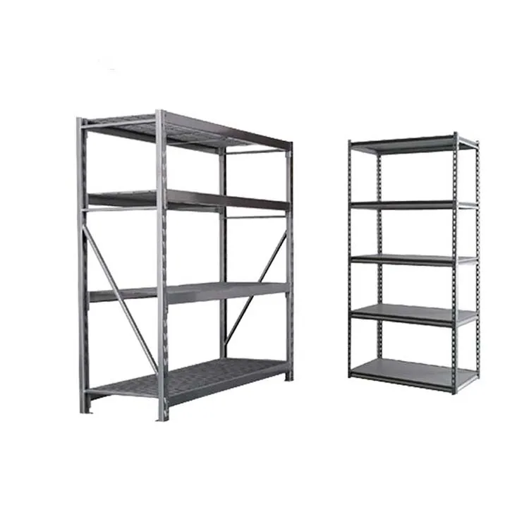 Metal Angle Steel Rack Boltless Stacking 4-5 Layer Outer Hoist Hole Shelf