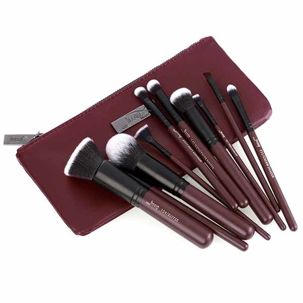 Plum Queen Basic Makeup Brushes Set Waterproof Eco Friendly Makeup Brushes
