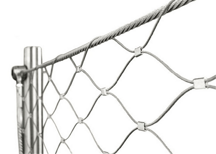 High Safety Stainless Steel Woven Wire Mesh Easy Installation Wear Resisting