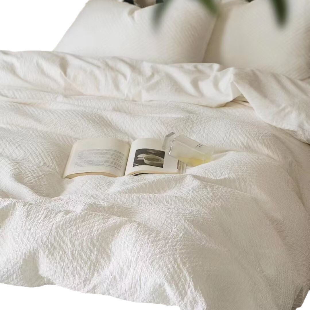 Pure Cotton Four Piece Set A-class Grade Non-bleached Skin-friendly for Mother and Baby