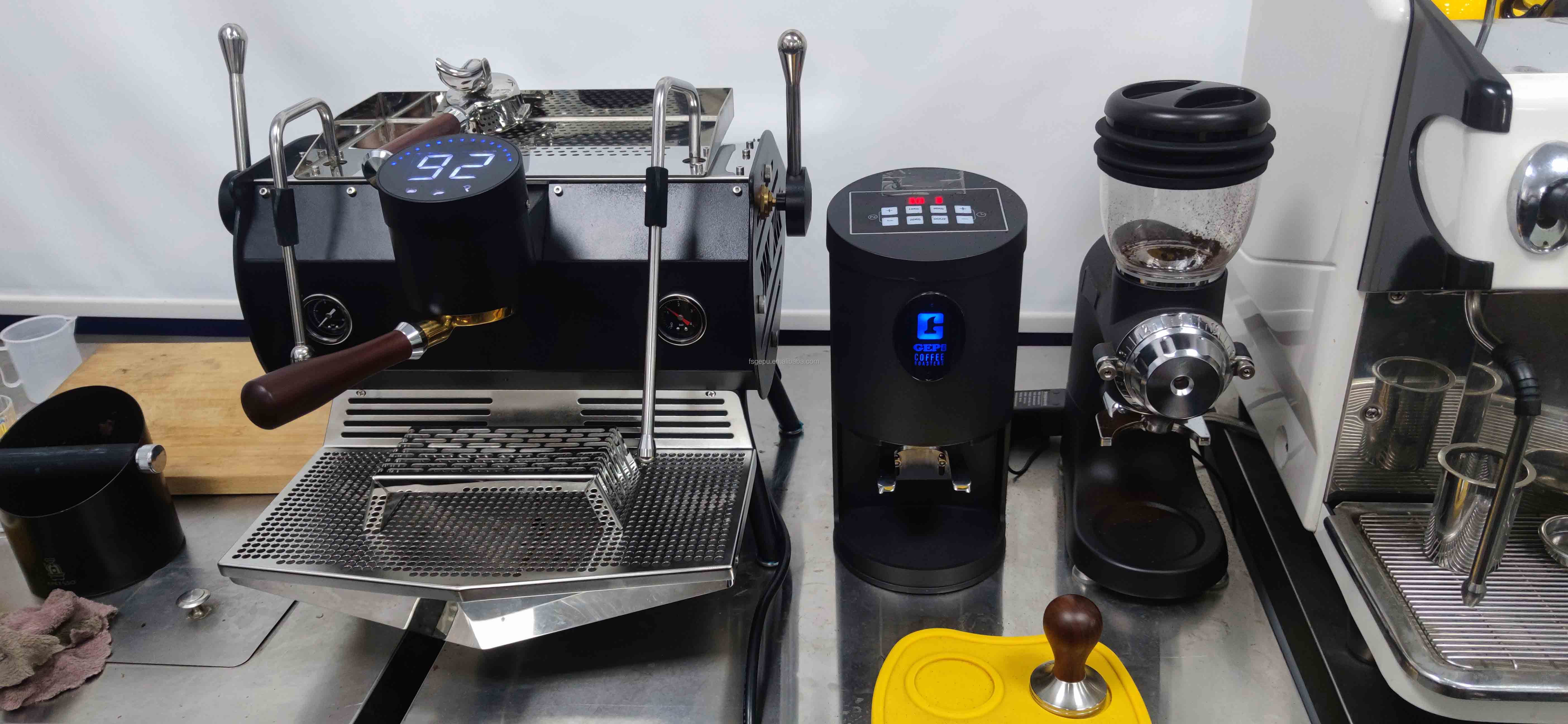Stainless Steel Dual Boiler Commercial Coffee Maker 6.0L Electric Espresso Machine