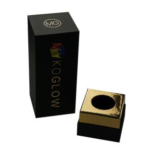 Biodegradable Rigid Cardboard Cosmetic Packaging Boxes With Foam Insert