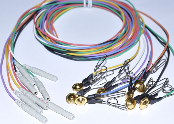 Wearable EEG Active Sintered Silver Silver Chloride Electrodes Used In Surgical Electro-Cap