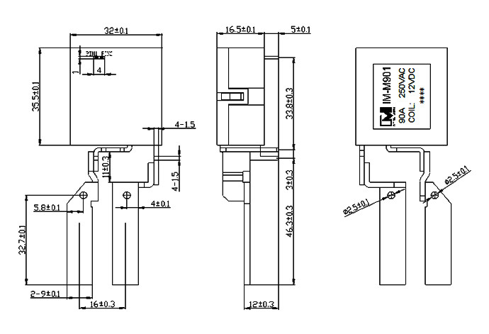 500mT Power Latch Relay