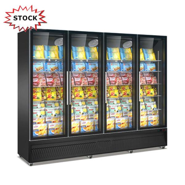 Upright Beverage Showcase Commercial Upright Cooler Fridge Store Glass Door