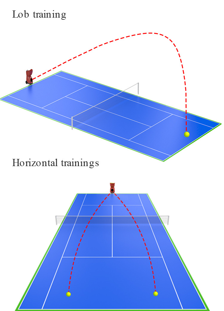 PT-Smart Tennis ball machine APP Control Padel