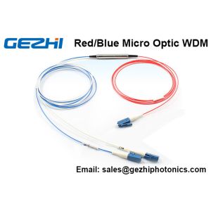 Red / Blue Micro Optics WDM 3 Port C Band DWDM Filter For DWDM System