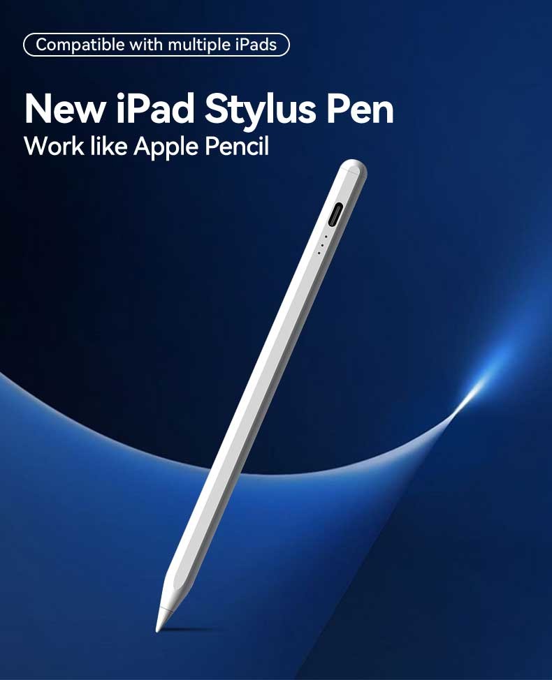 Silver / White Aluminum Writing Pen Battery Free Smooth Writing Experience