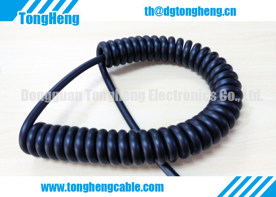 Pair Twisted Tinned Copper Shield Retractable Cable