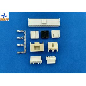 One Row Battery Terminal Connectors 3.96mm With Brass / Phosphor Bronze Side