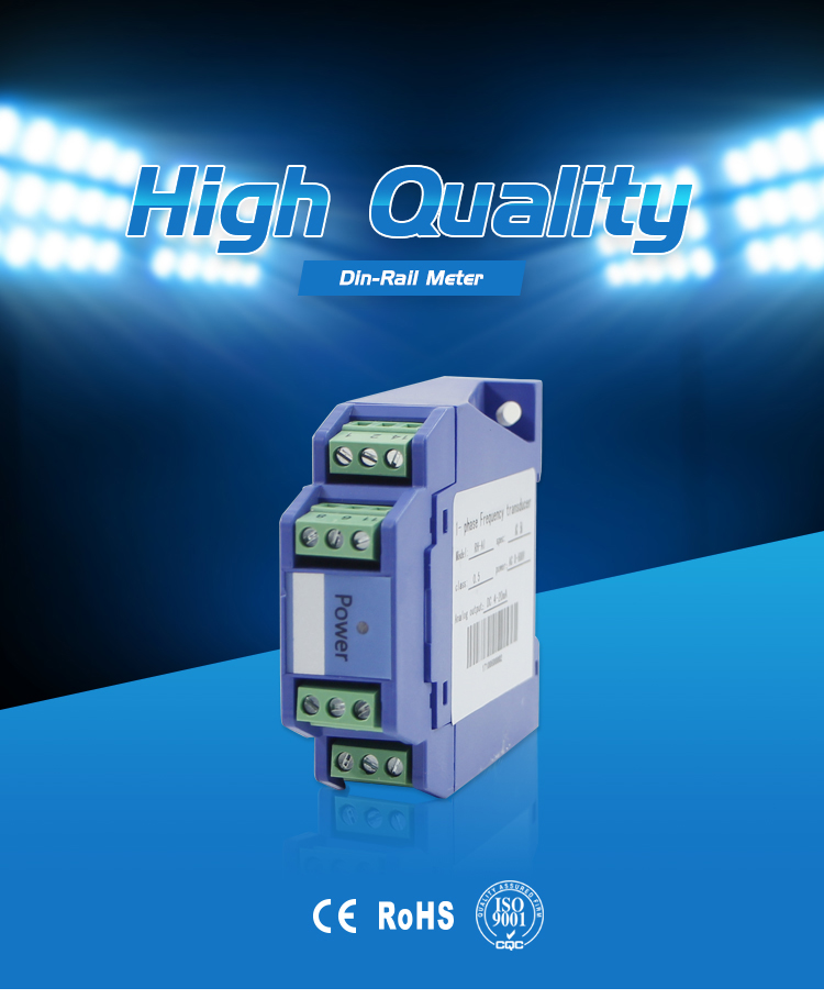 Low Price Guaranteed Quality Din-rail Piezoelectric Current Pressure Transducer