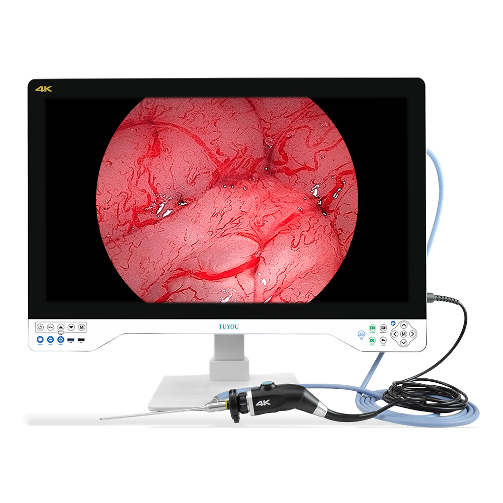 Ultra High Definition Endoscope Camera 4K For Laparoscopy With 32" Monitor And Light Source