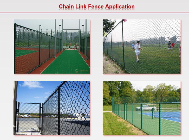 11ga 1.8m Tall Galvanized Steel Chain Link Fencing For Security