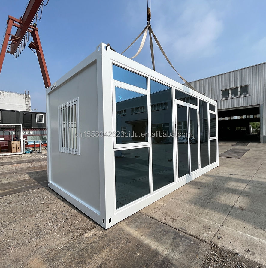 Galvanized Steel Square Tubes Main Structure Prefabricated Tiny Room Container House for Construction Site Warehouse Family
