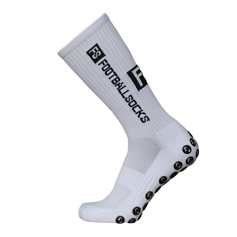 Custom Knitted Anti Slip Cotton Football Socks for Men Quantity 10000