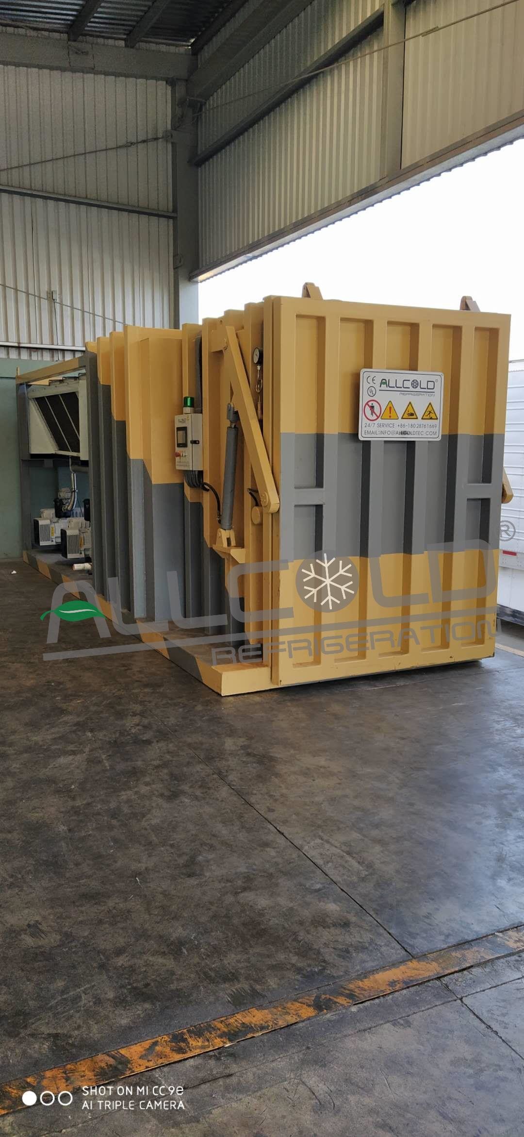 Full Automatic R404A 72KW 3P 4 Pallets Vegetables Coolers