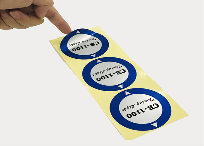 Round Shape Custom Adhesive Labels Glossy / Matte Finish Thickness 0.2 - 0.3mm