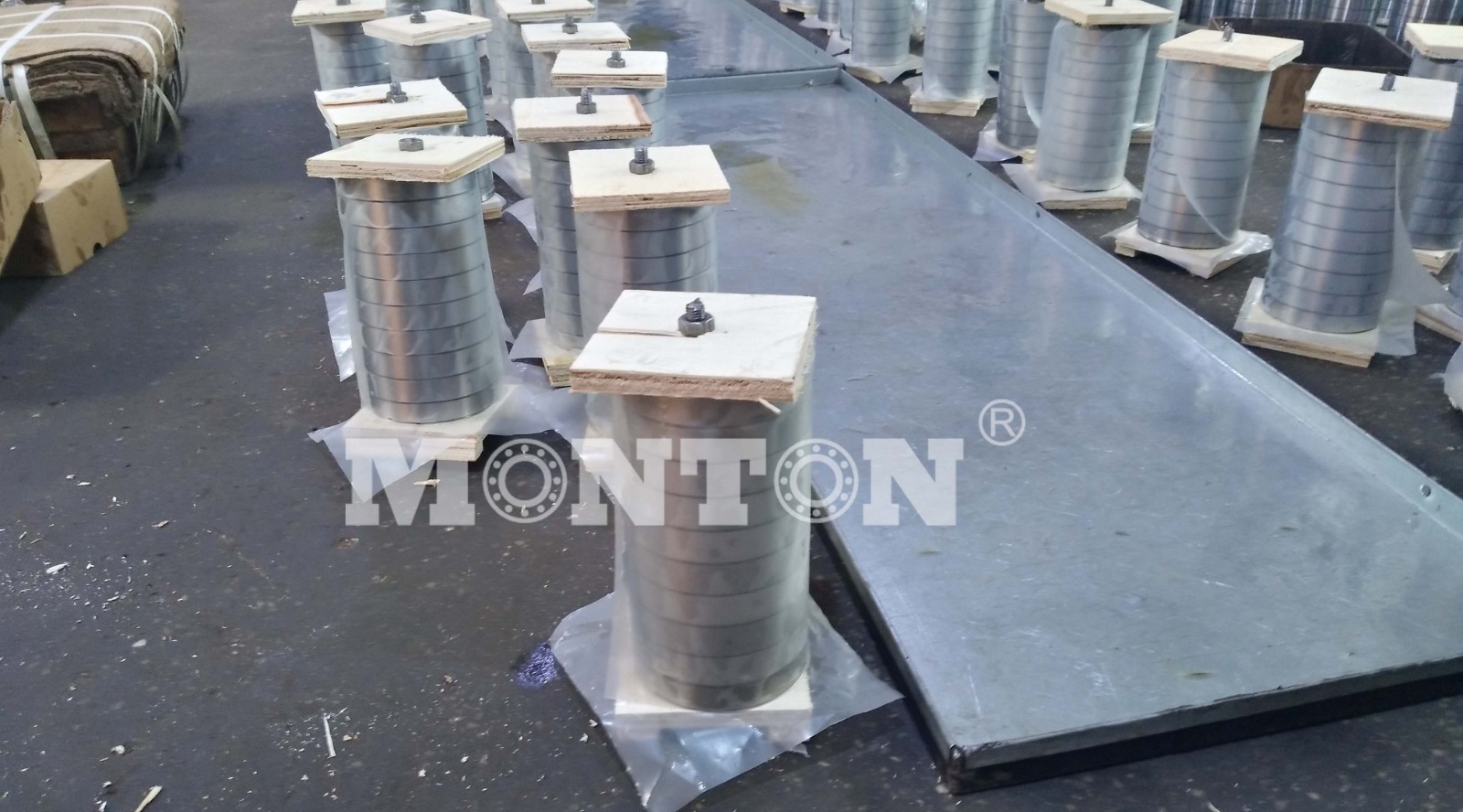 128705 27.81 mm*45.40 mm*88.90 mm Mud Stack Thrust Bearings Mud Motor Bearings For Downhole Drill