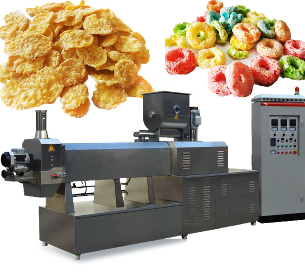 Automatic Extruded Corn Puff Production Line Puff Food Processing Machine