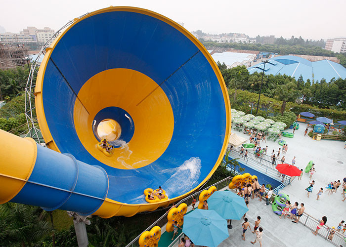 Amusement Park Water Park Toilet Bowl Ride With 15 - 20 M Platform Height