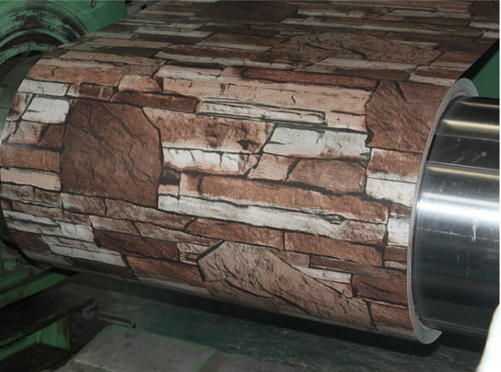 Conventional Brick Types Pre Painted Steel Coils with Custom Patterns for Decoration Household applicance