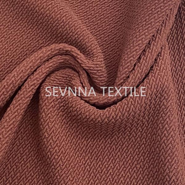 Circular Knit Stretch Swimwear Fabric Recycled Polyester Textured Bikini Beach