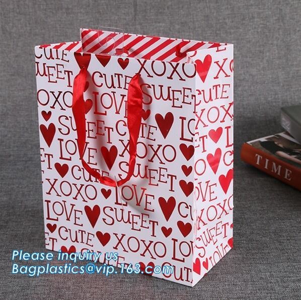 Luxury Paper Gift Carrier Shopping Bag Party Bag with Handles,printed paper carrier bag for apparel shopping bag, bageas
