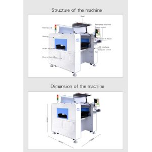 SMT Mini Desktop Fast Pick And Place Robot For Led Bulb Making 7000CPH