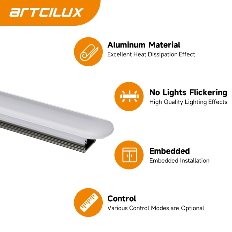 Indoor Ultra Narrow LED Strip / Under Cabinet Tape Lighting For Furniture A220B