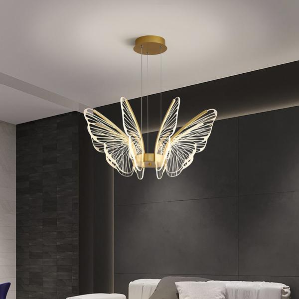 Modern Minimalist Acrylic Butterfly Dining Chandelier Designer Modern Butterfly