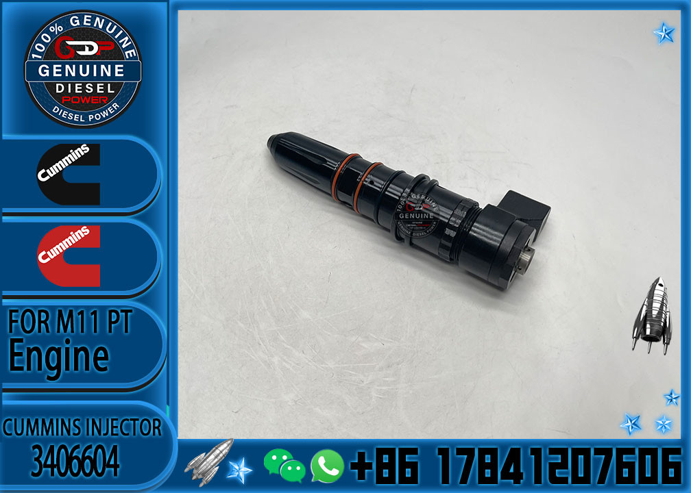 3406604 3411821 Fuel Injector Genuine Brand New Diesel Engine Parts for Cummins M11 KTA19 KTA38 KTA50 QSK50 Fuel Injector
